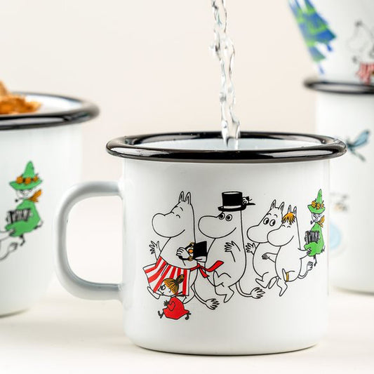 MOOMIN MUG, ENAMEL - MOOMINVALLEY