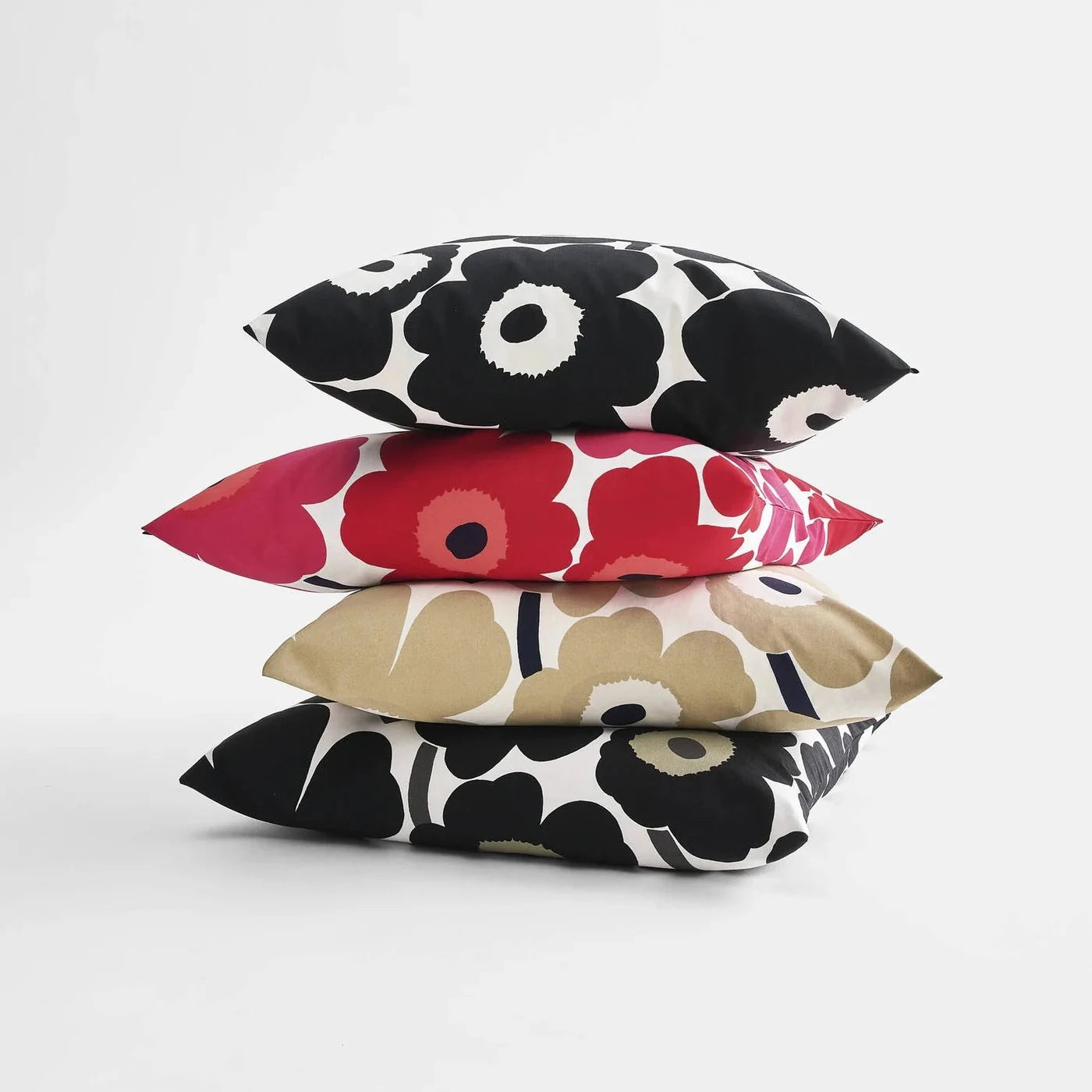 MARIMEKKO PILLOW CASE, UNIKKO - WHITE/RED