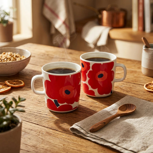 MARIMEKKO MUG, OIVA - UNIKKO, RED, SIZE LARGE