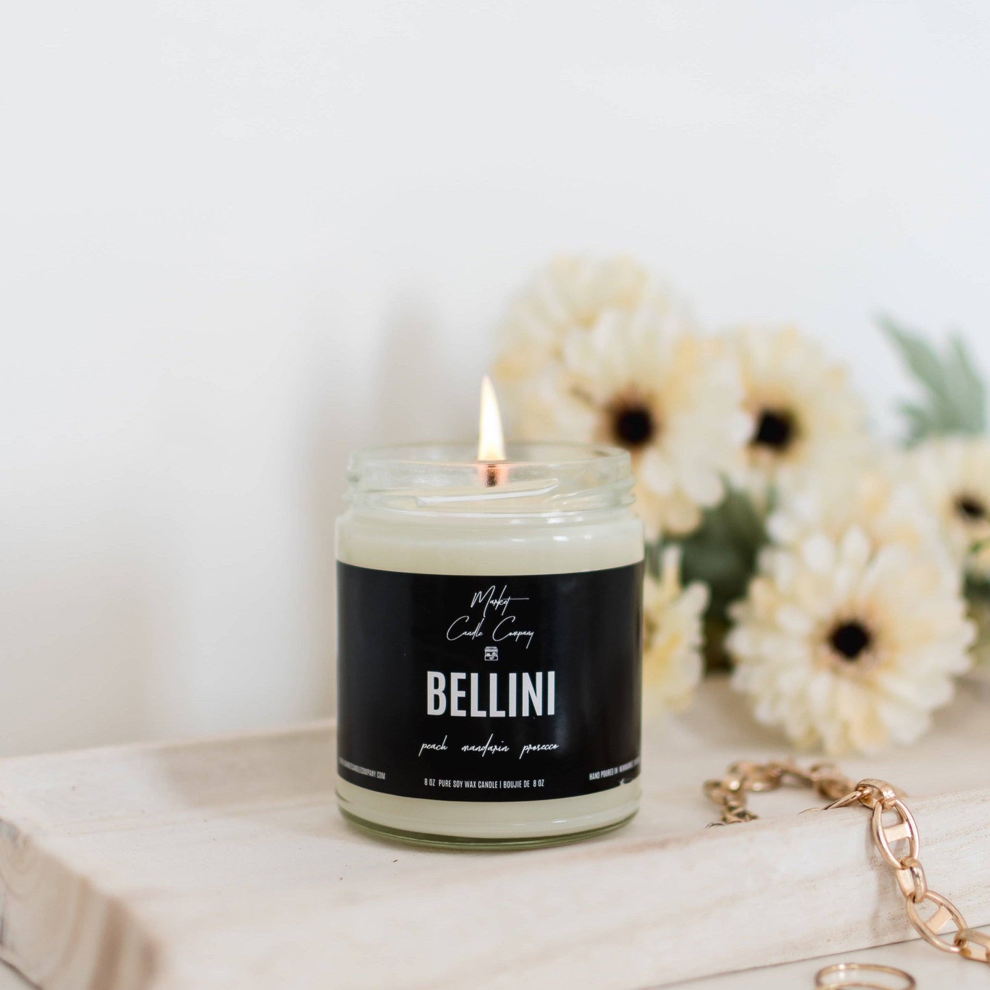 CANDLE (SOY WAX), BELLINI 8oz