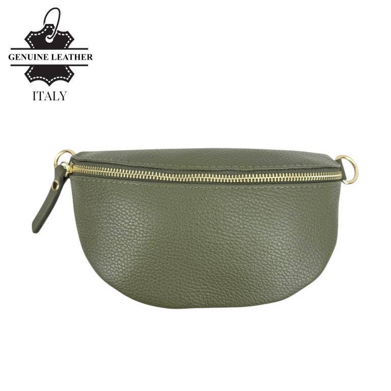 ITALIAN LEATHER - FANNY PACK, SMALL