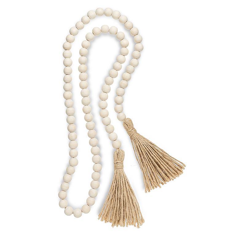 BLESSING BEADS W/TASSEL - NATURAL