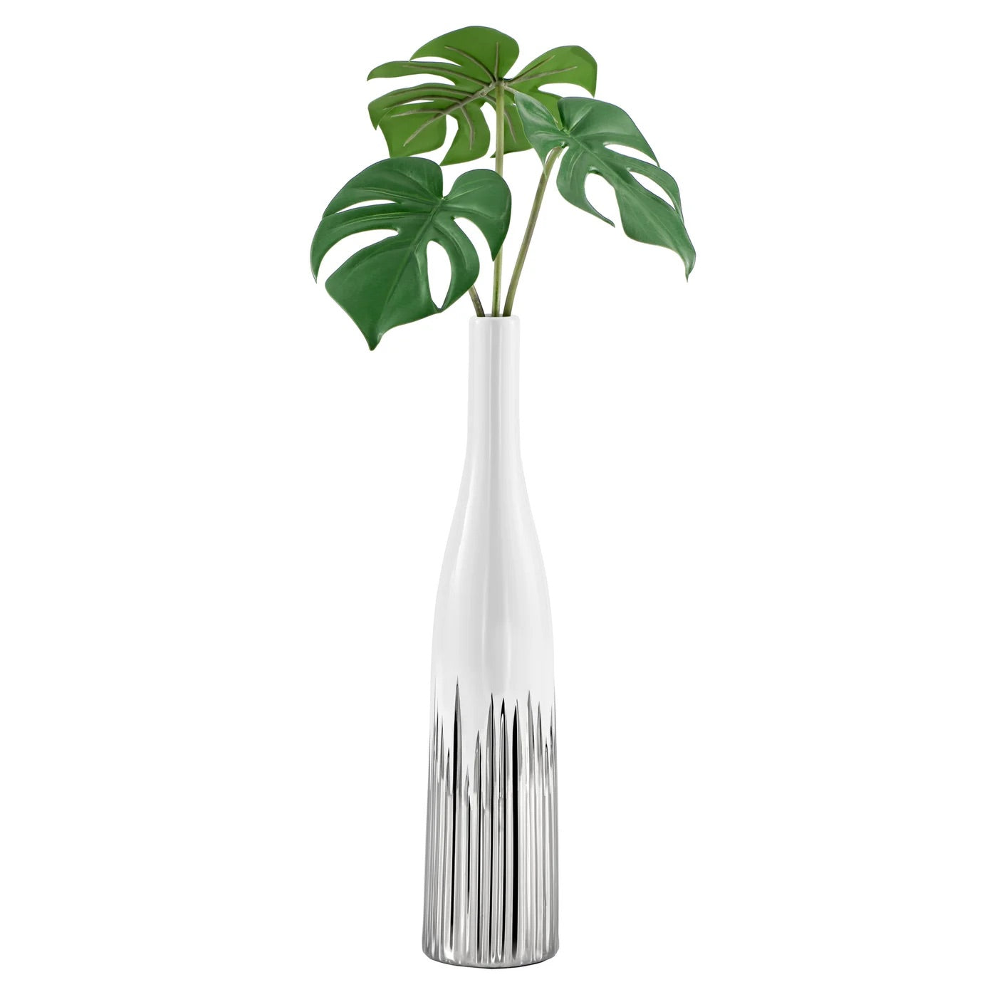 VASE, BOTTLE SHAPED - CERAMIC