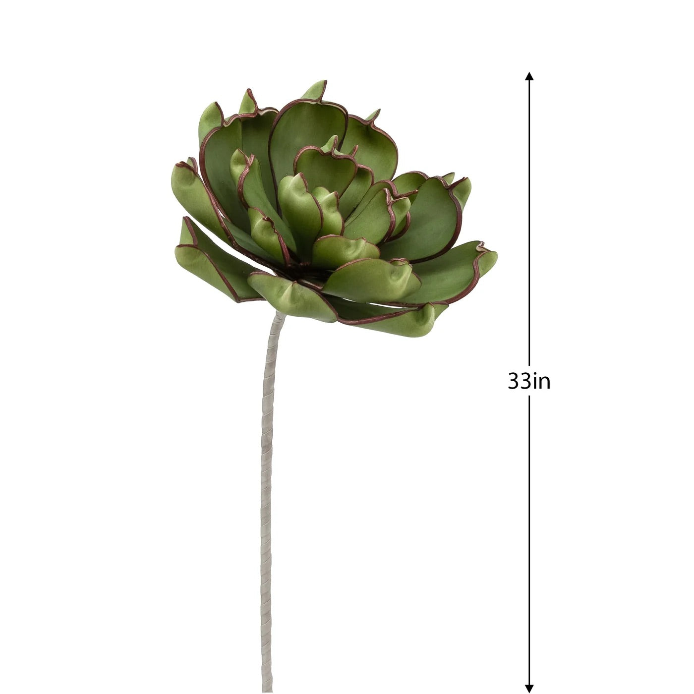 FLORAL STEM - SUCCULENT, DARK GREEN