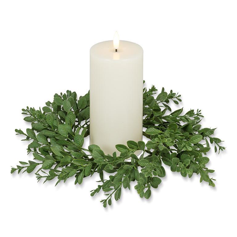 CANDLE RING - BOXWOOD