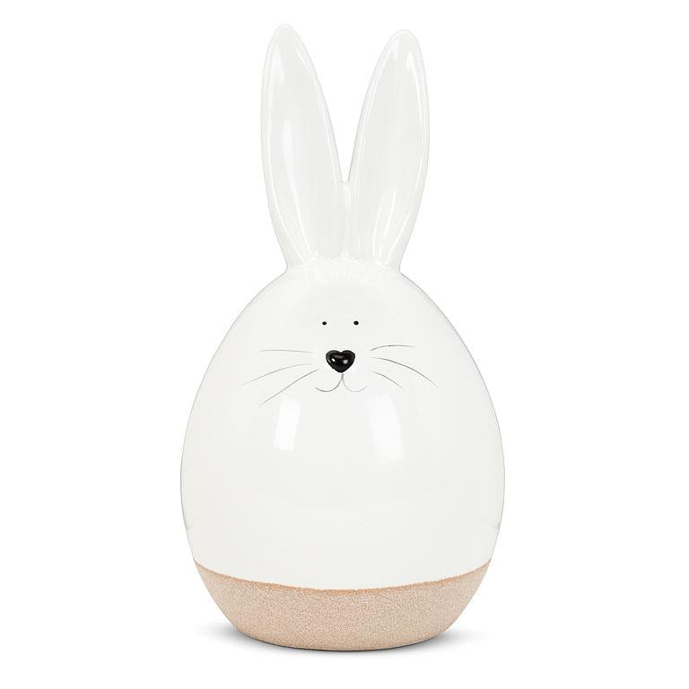 BUNNY - WHITE/NATURAL 8.5"H
