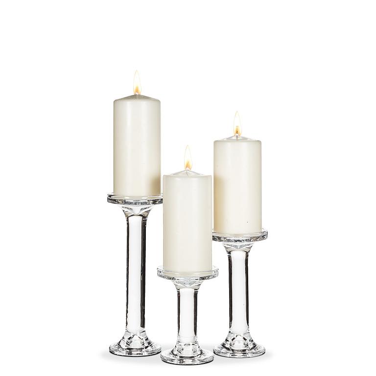 PILLAR/TAPER HOLDER - GLASS