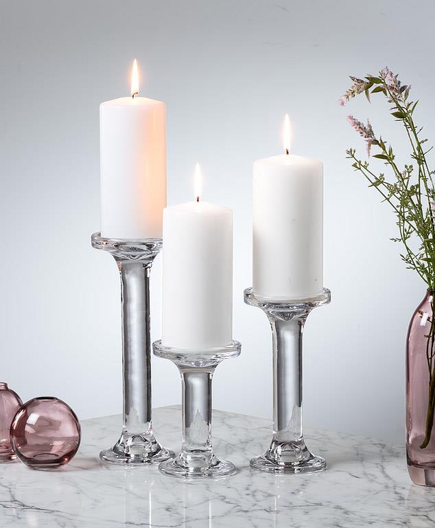 PILLAR/TAPER HOLDER - GLASS