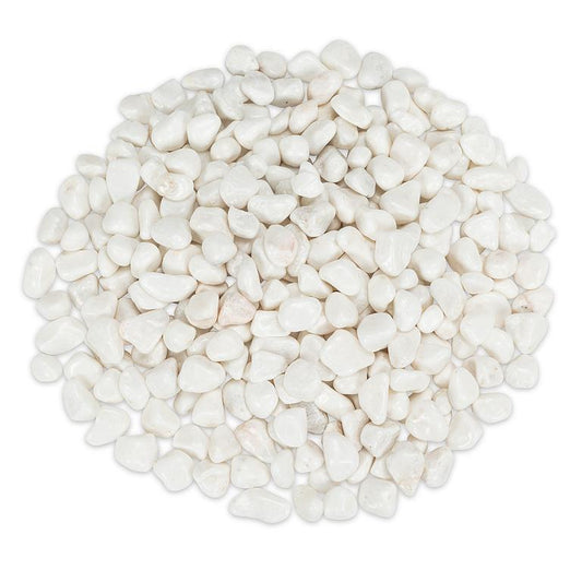 RIVER STONES, SMALL - WHITE, 1KG