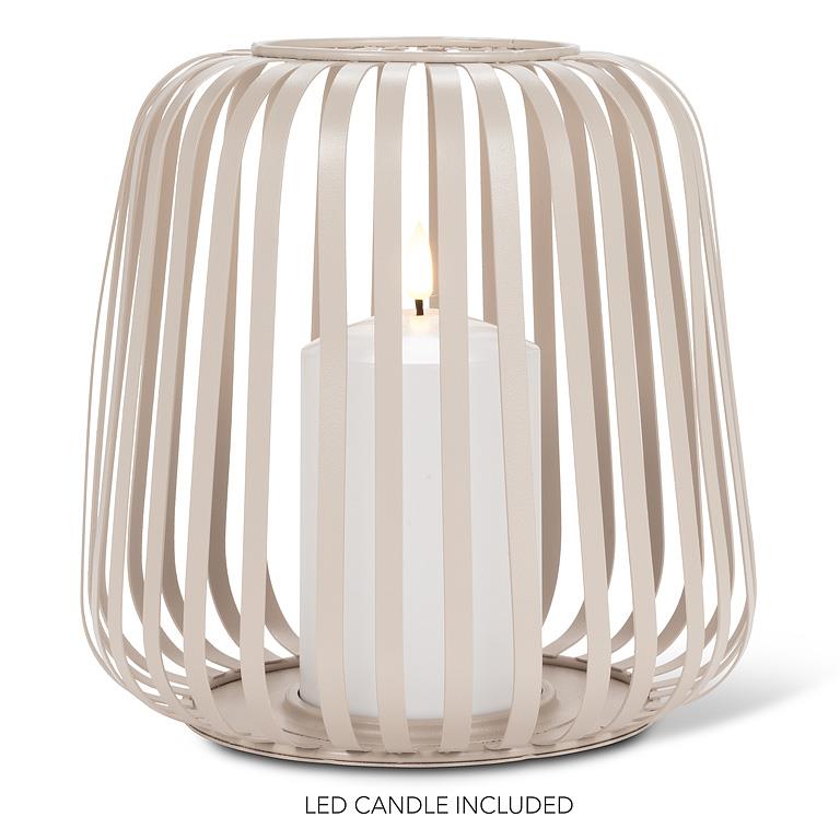 CAGE LANTERN, LED - LARGE