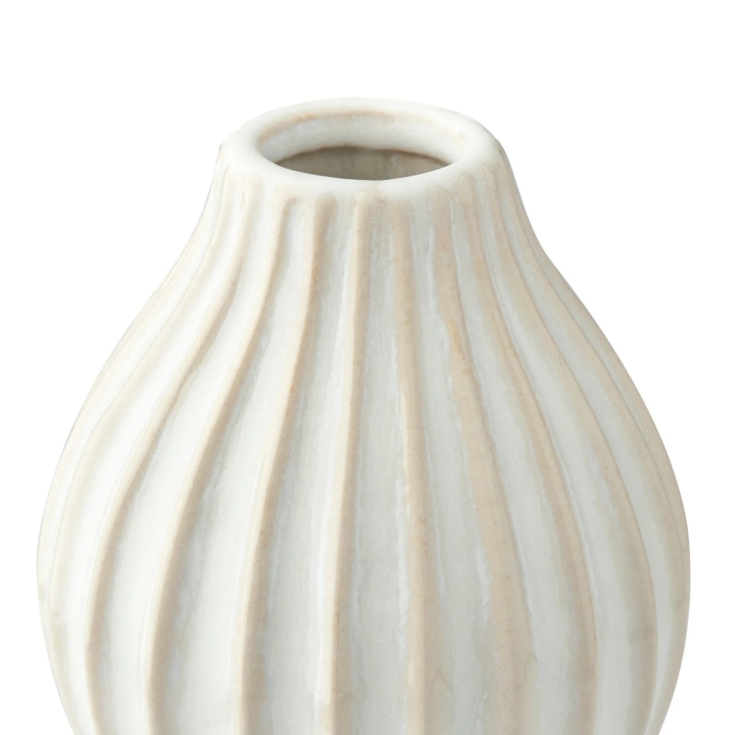 VASE, DOUBLE GOURD - WHITE