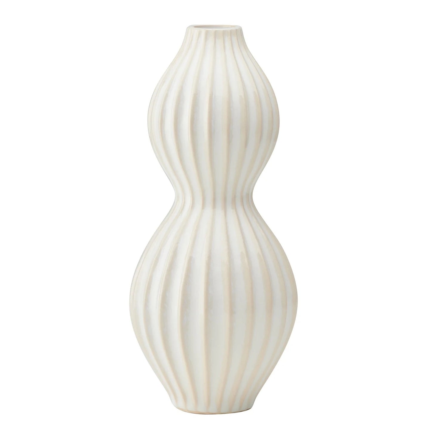 VASE, DOUBLE GOURD - WHITE