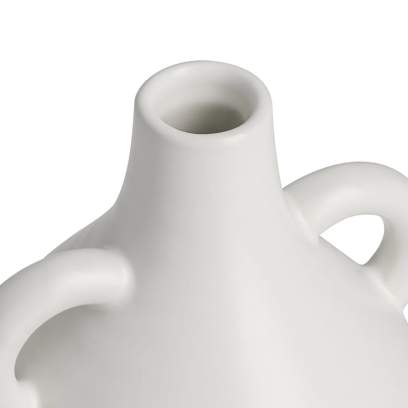 VASE / MATTE WHITE, MEDIUM - CERAMIC (7")