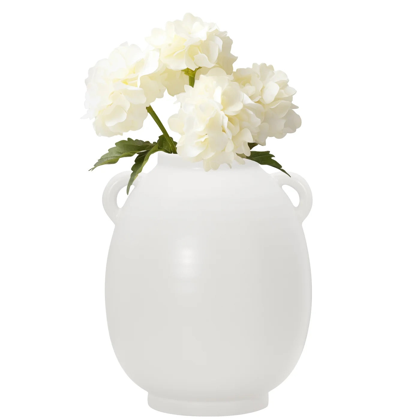 VASE / MATTE WHITE, LARGE - CERAMIC (9")