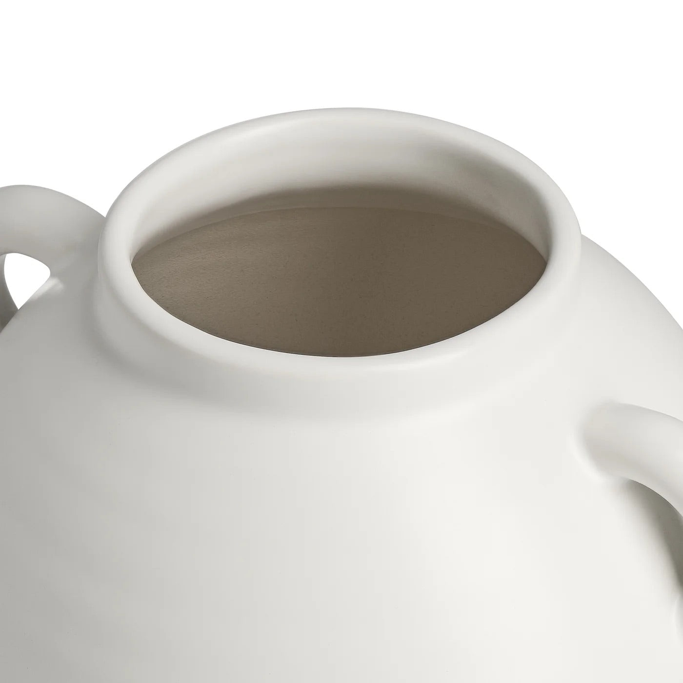 VASE / MATTE WHITE, LARGE - CERAMIC (9")
