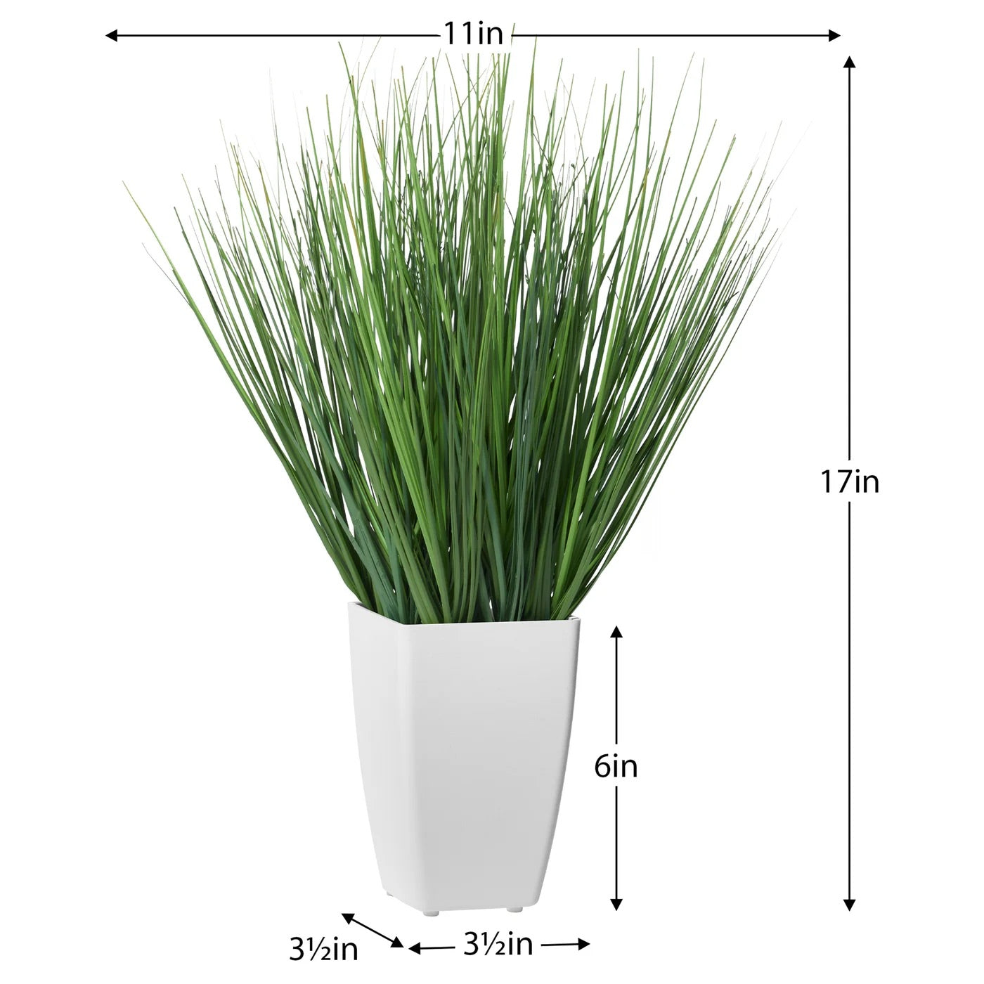 FAUX POTTED PLANT - ONION GRASS