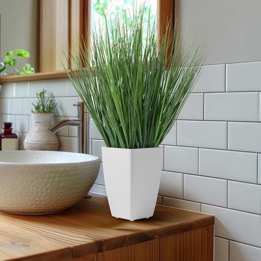 FAUX POTTED PLANT - ONION GRASS