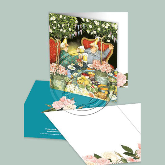 GREETING CARD - AUNTIES, PARTY MODE