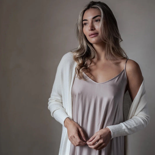 DRESS RADIANCE, SATIN LUXE - SILVERPINK