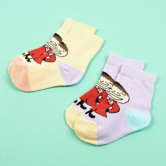 MOOMIN BABY SOCKS, LITTLE MY (DOUBLE PAK)