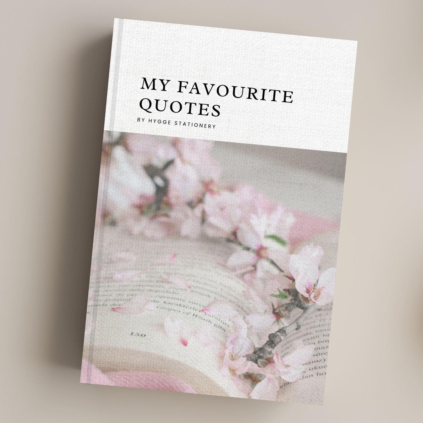 NOTEBOOK, MY FAVOURITE QUOTES - LINED