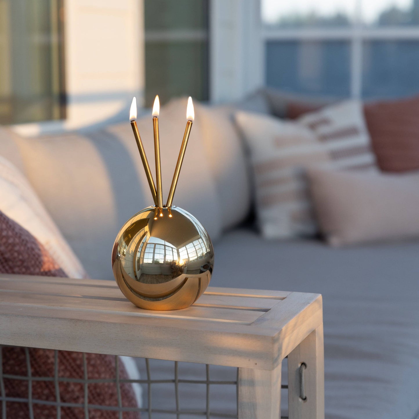 VASE NEVA - GOLD METALLIC