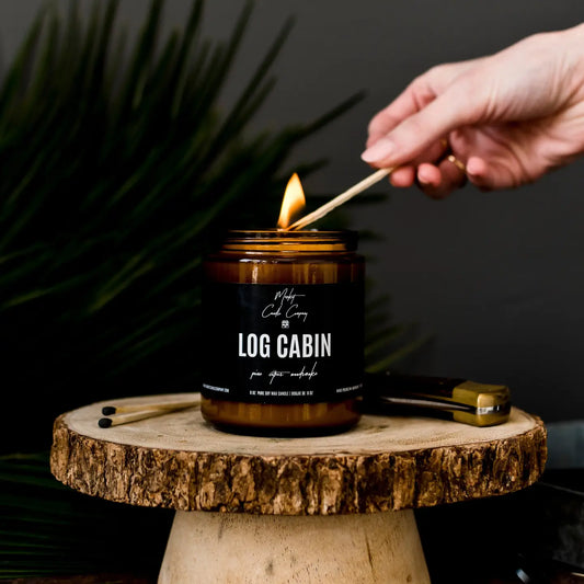 CANDLE (SOY WAX), LOG CABIN 16oz