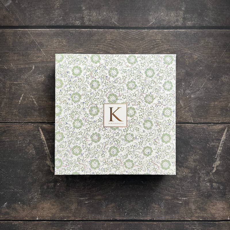 SCARF, SILK - BLUE ANEMONE