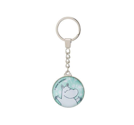 MOOMIN KEY RING, HAPPY - TURQUOISE