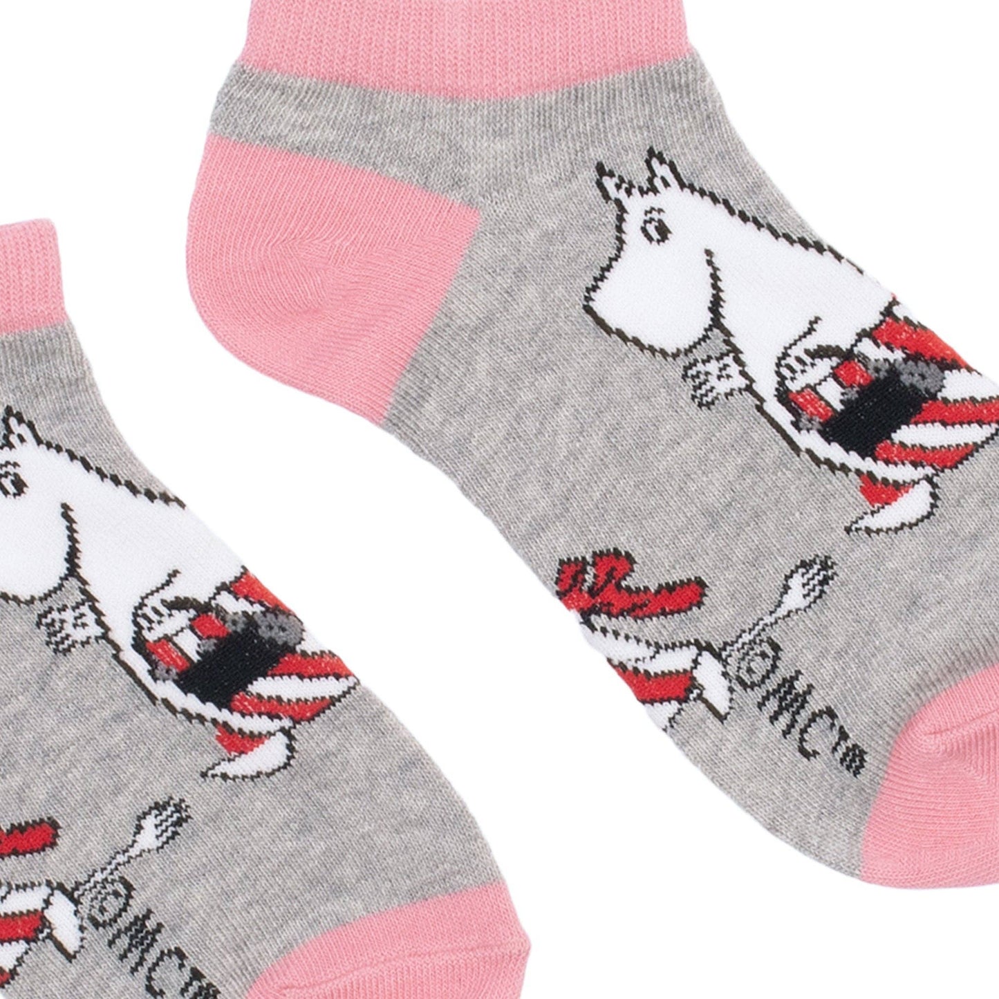 MOOMIN ANKLE SOCKS, MOOMINMAMMA - WOMEN’S, GREY
