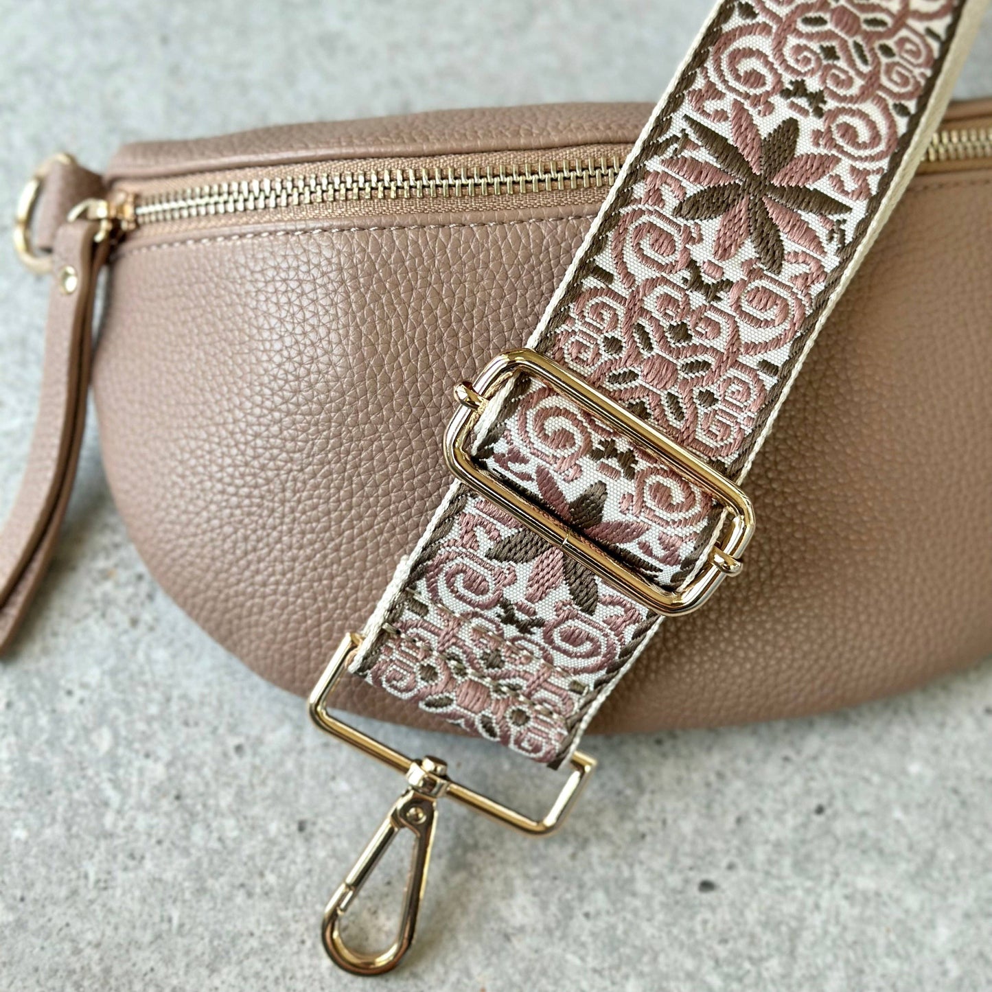 BAG STRAP - DUSTY ROSE