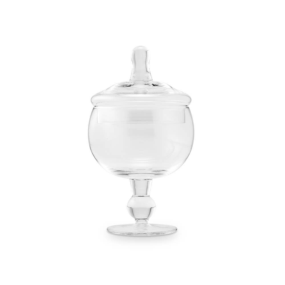 APOTHECARY JAR, GLASS - SMALL BOWL