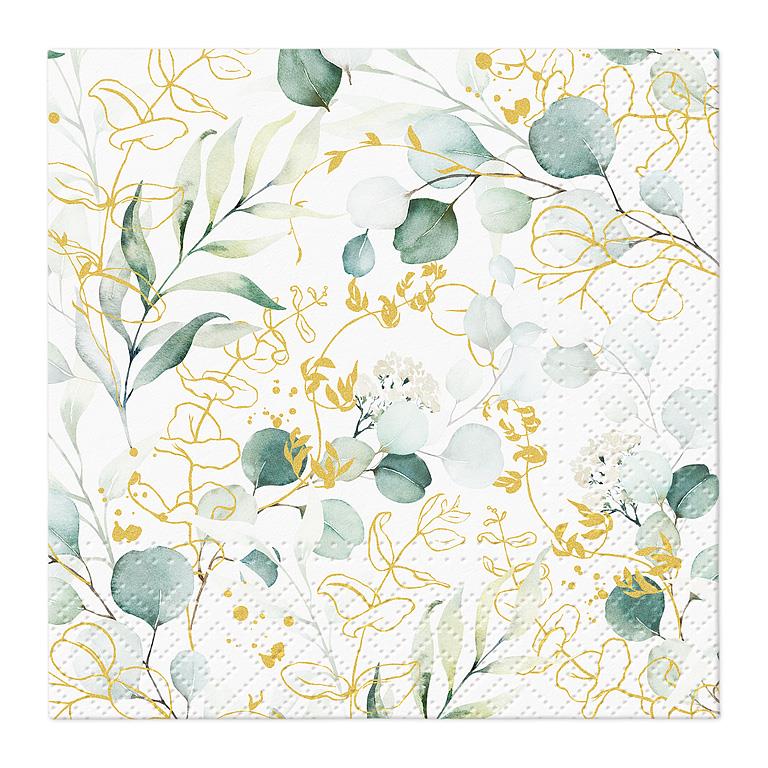 NAPKINS - GOLDEN EUCALYPTUS
