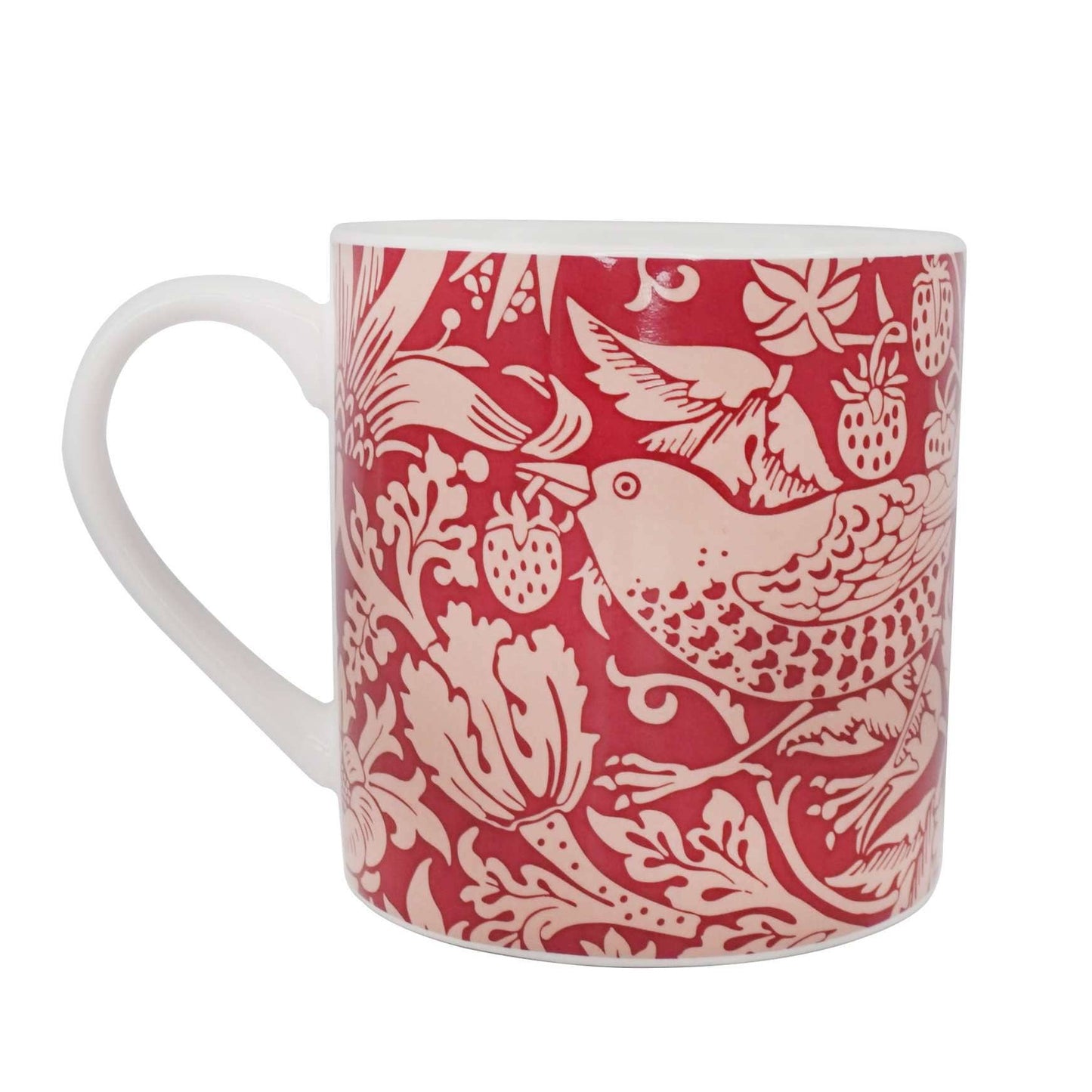 MUG, WILLIAM MORRIS - RASBERRY