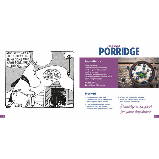 MOOMIN BOOK, SQUARE - COMFORT FOOD