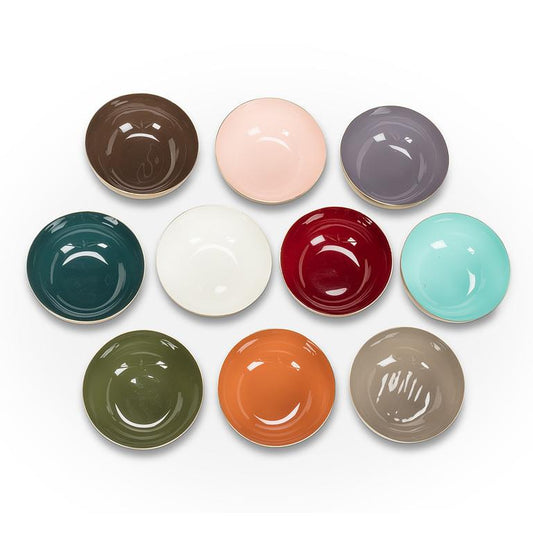 BOWL MINI, RED - ENAMEL