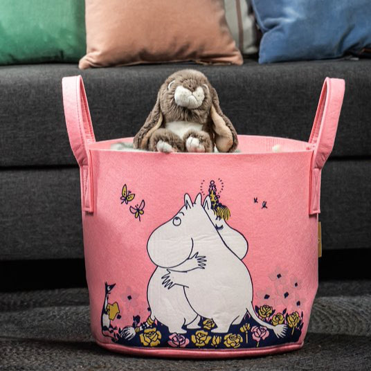 MOOMIN BASKET, THE HUG - PINK, LARGE