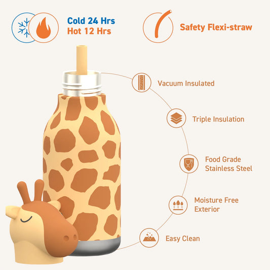 BESTIE WATER BOTTLE - GIRAFFE
