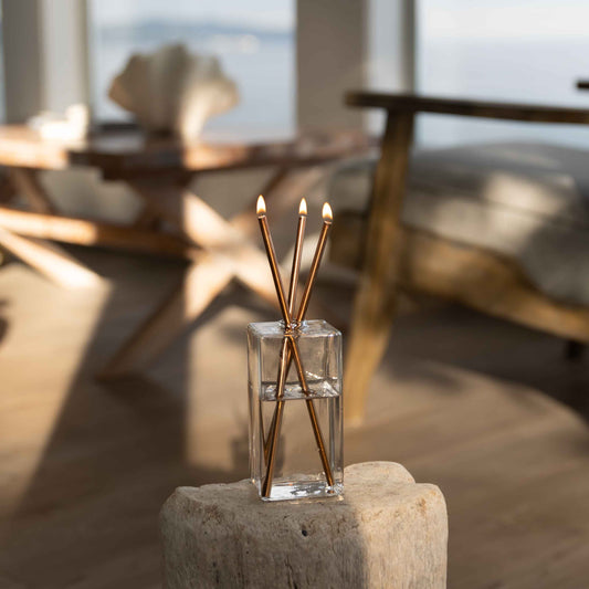 VASE BONDI, CLEAR - FOR EVERLASTING CANDLES