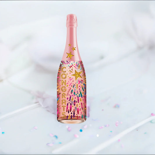 CHAMPAGNE CARD - CONGRATS