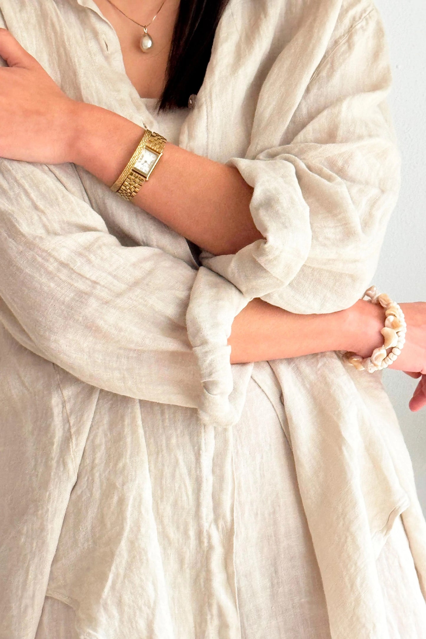 SHIRT LINEN, EASY DAYS - SAND