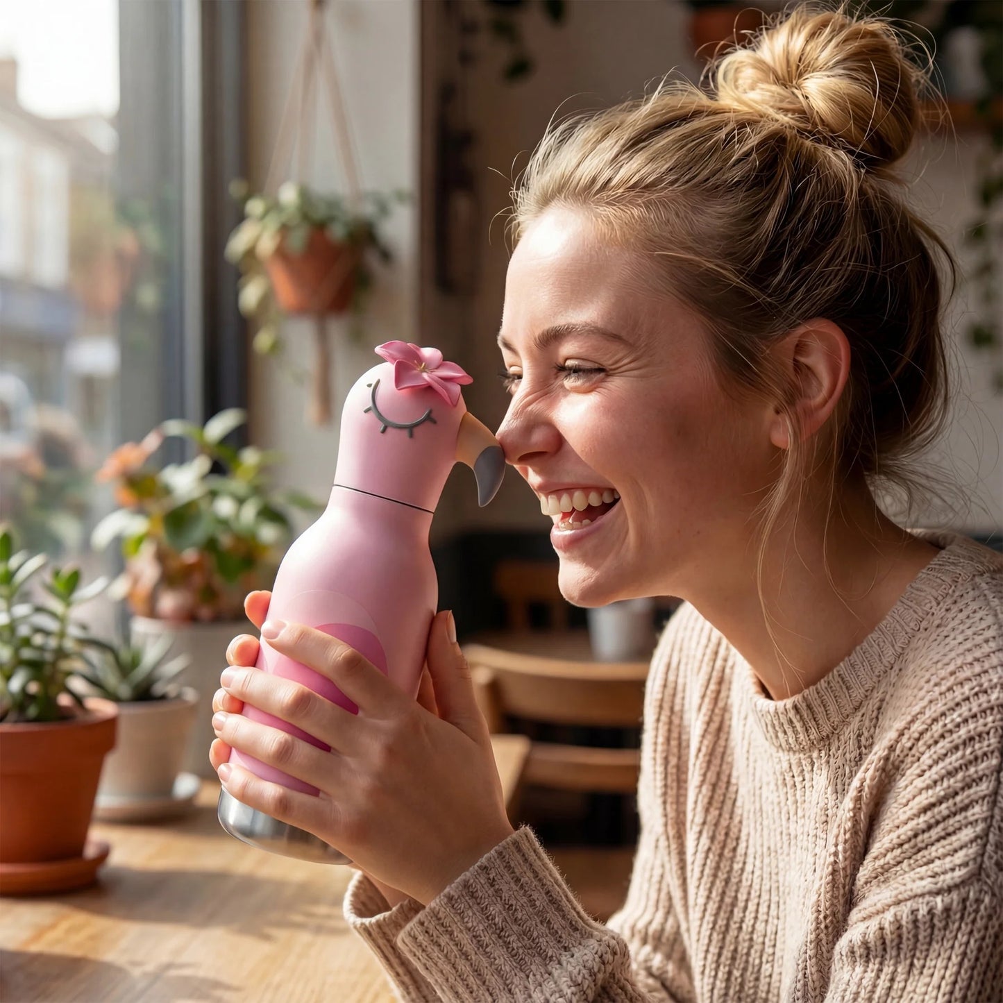 BESTIE WATER BOTTLE - FLAMINGO