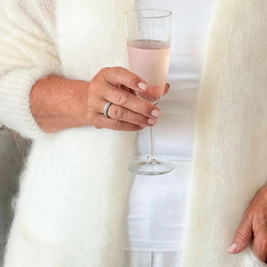 CARDIGAN, FOREVER IN LOVE - OFFWHITE