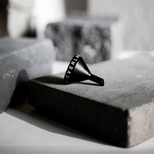 STEEL FUNNEL, BLACK - FOR EVERLASTING CANDLES