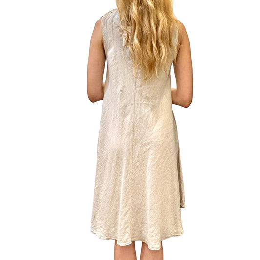 DRESS LINEN - BEIGE