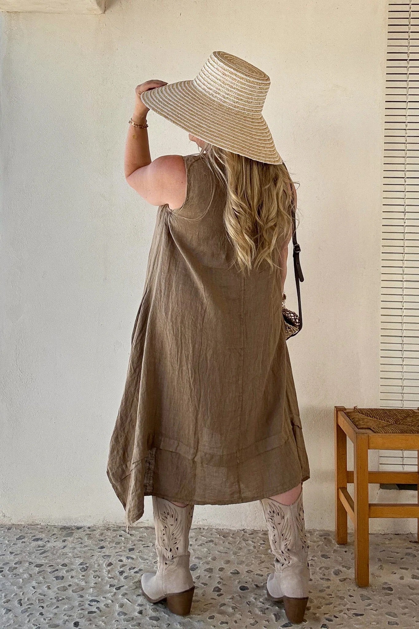 DRESS LINEN, JOLIE - SAVANNA