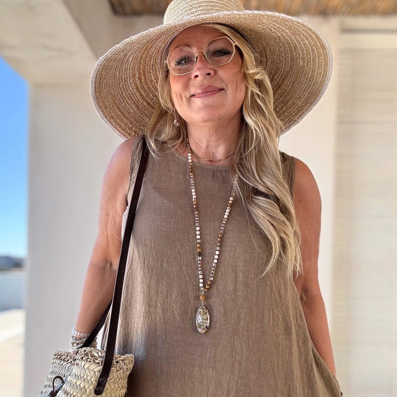 DRESS LINEN, JOLIE - SAVANNA