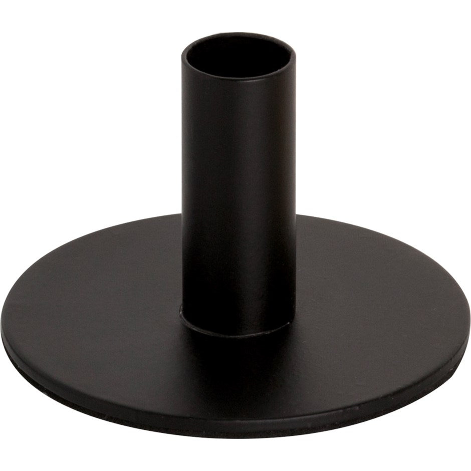 CANDLE HOLDER - METAL BLACK