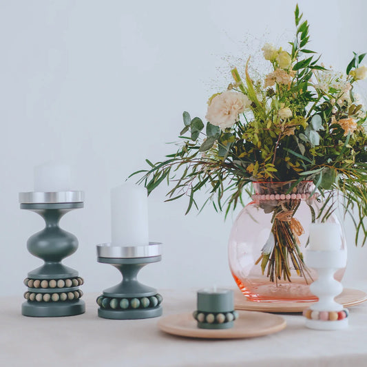 CANDLEHOLDER - AARIKKA KEISARINNA, SAGE