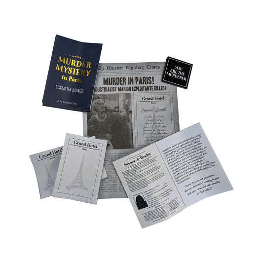 MURDER MYSTERY GAME, TUBE - PARIS